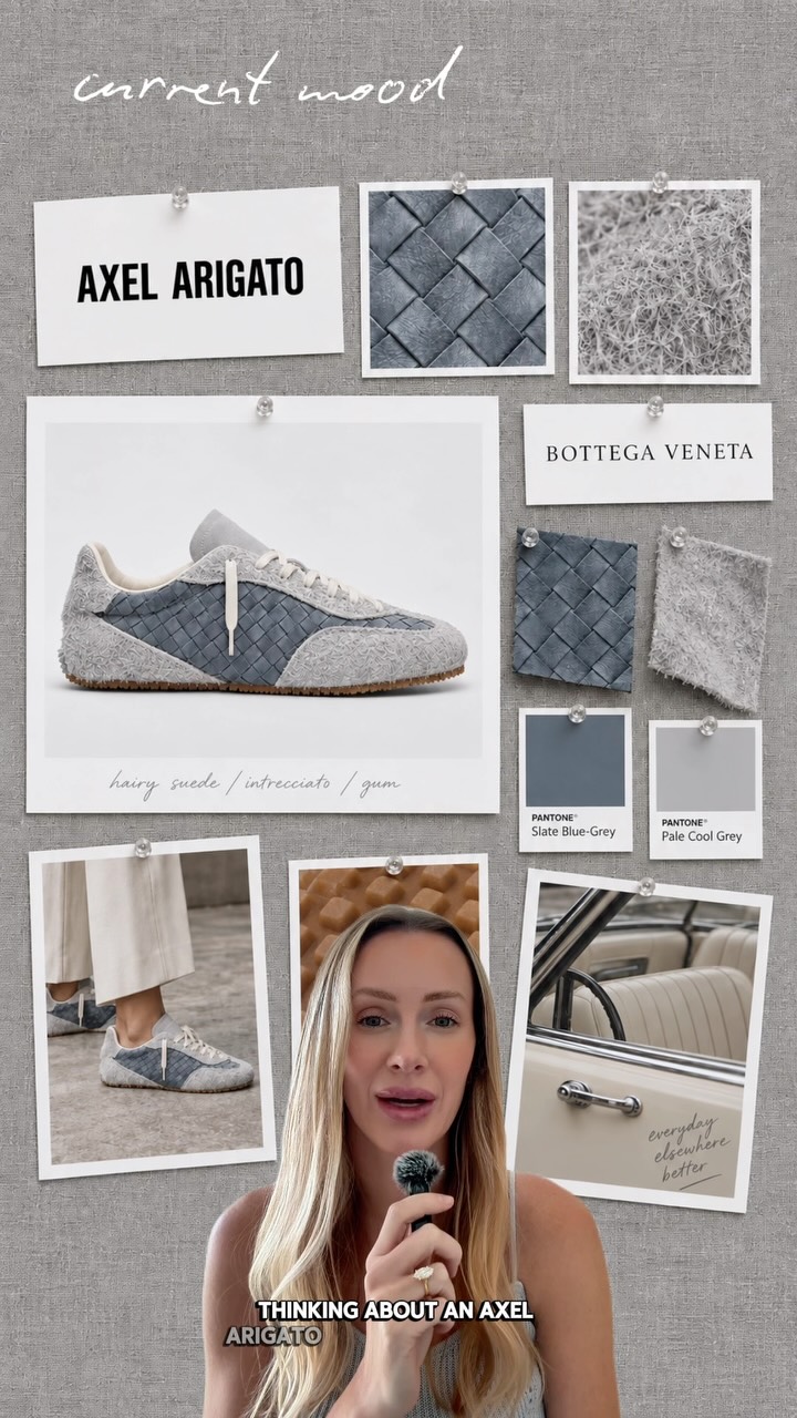Axel Arigato-inspired brand moodboard concept