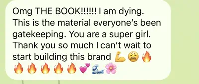 Reader message: This is the material everyone's been gatekeeping